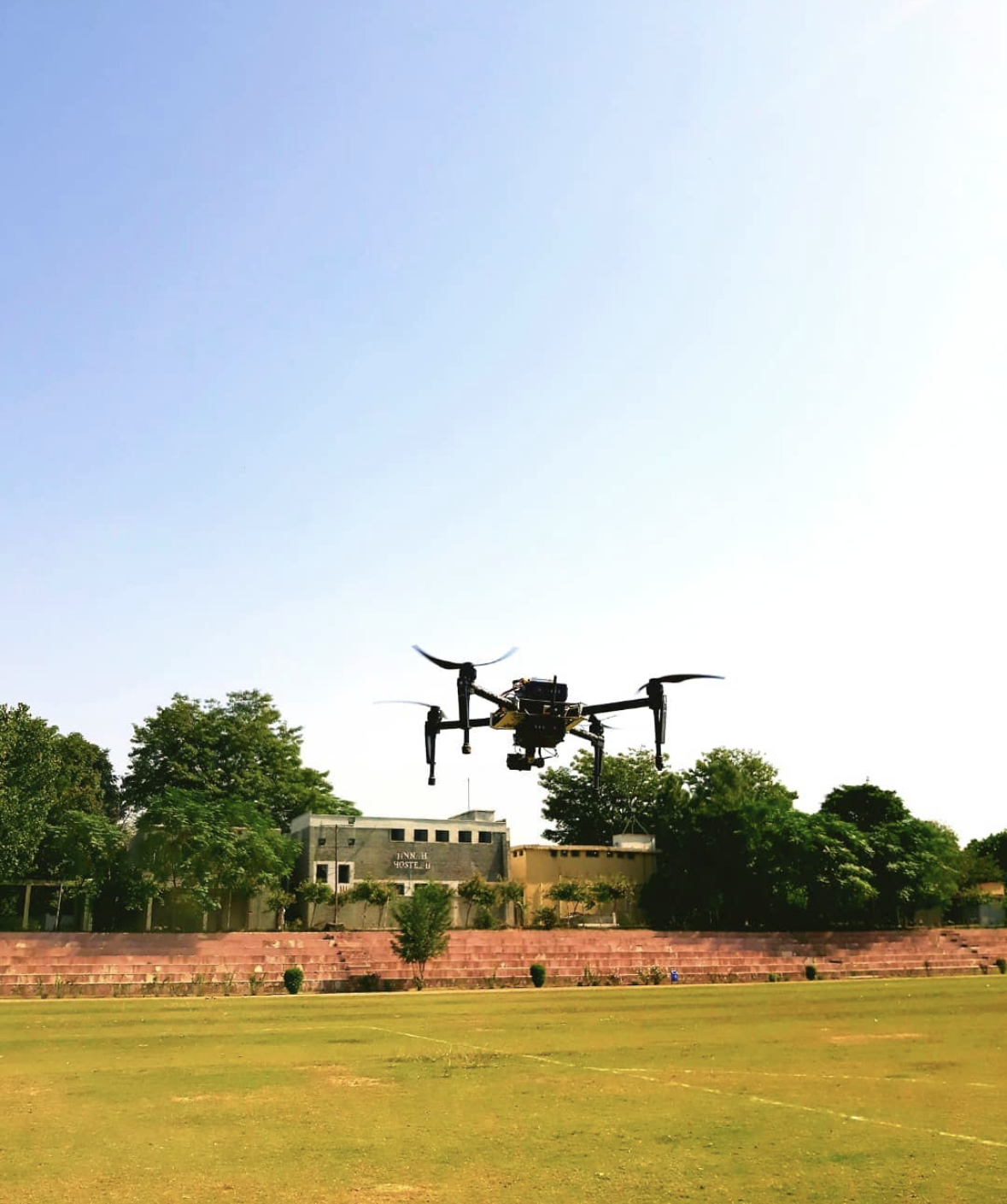 Drone setup for the project